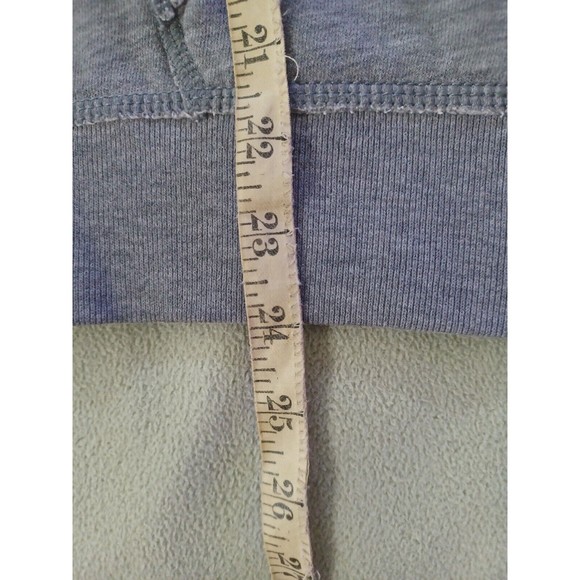 Abercrombie fitch womens large 1892 grey  distressed sewn on letters hoo… - Picture 7 of 8